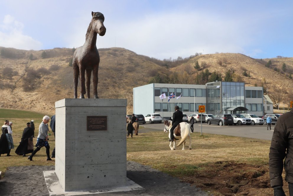 Faxi afhjúpaður við setningu Sæluviku 2025